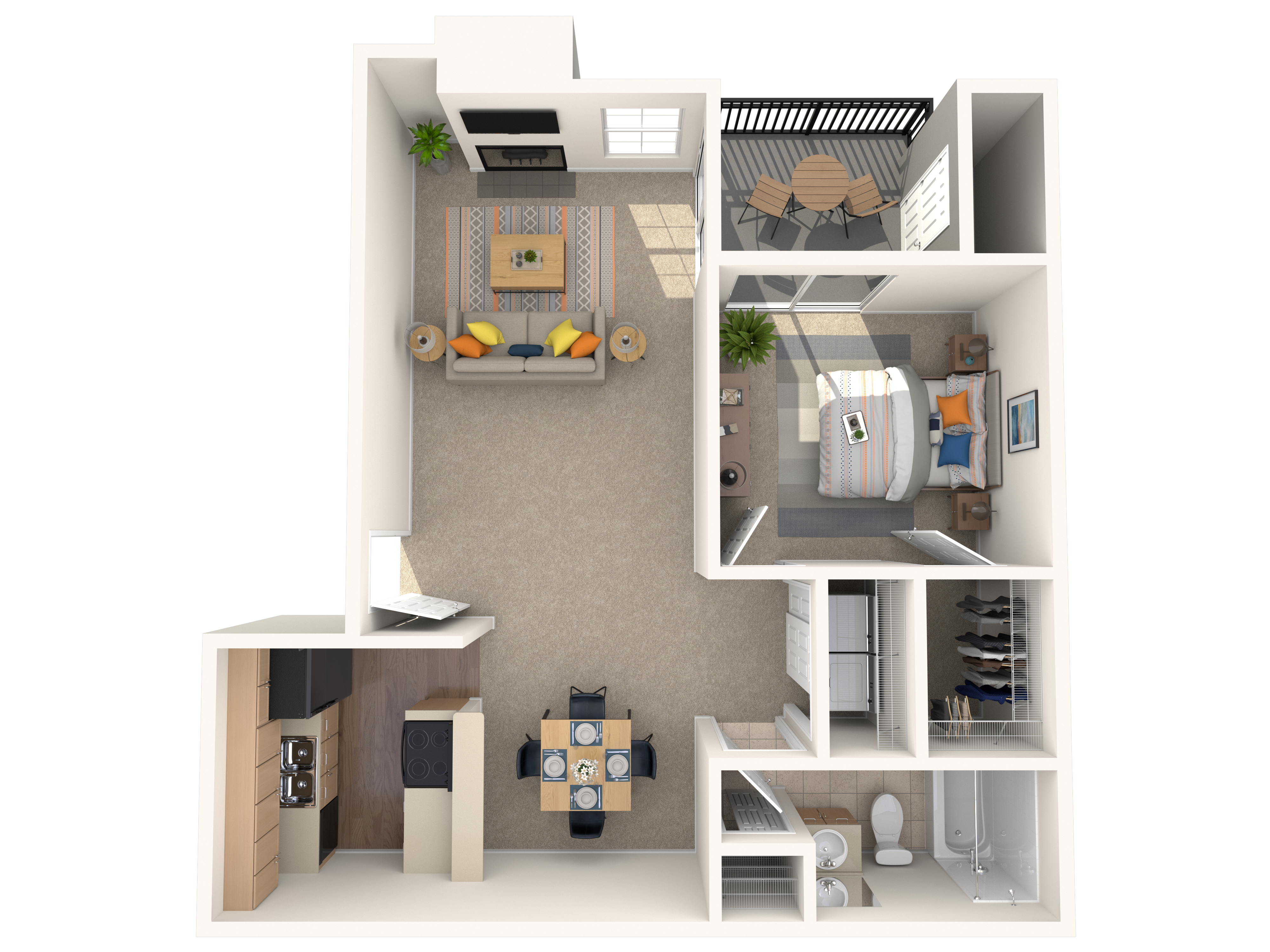 Floor plan layout diagram for A2 Quartz